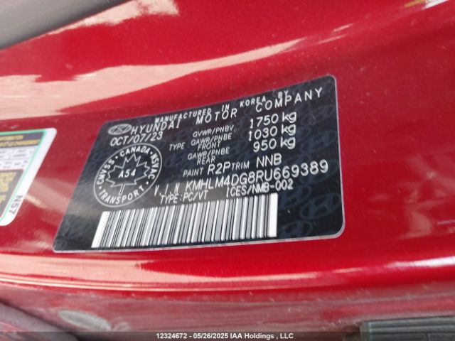 KMHLM4DG8RU669389 Hyundai ELANTRA SEL