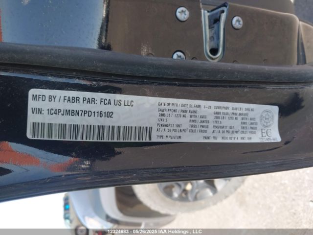 1C4PJMBN7PD116102 Jeep Cherokee Trailhawk