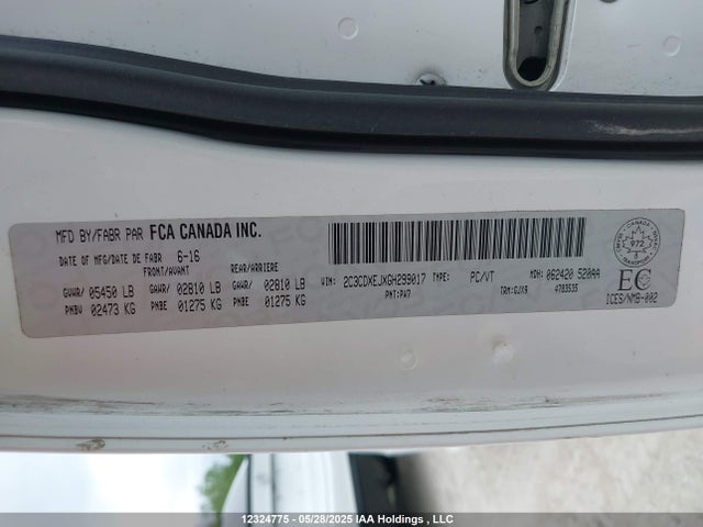 2C3CDXEJXGH299017 Dodge Charger
