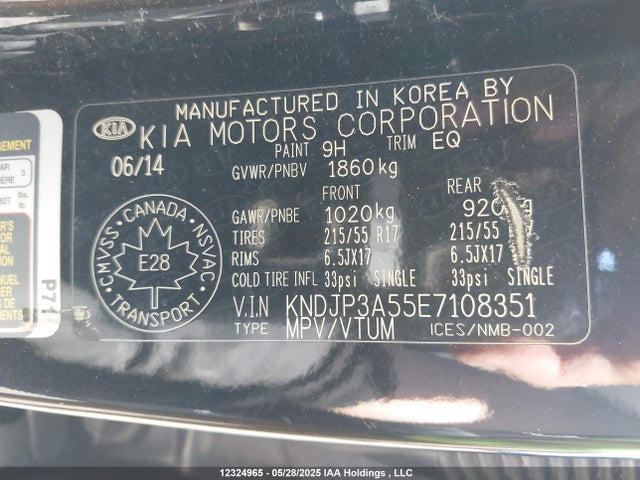 KIA dohc gdi nu 2014 KNDJP3A55E7108351 Image 19