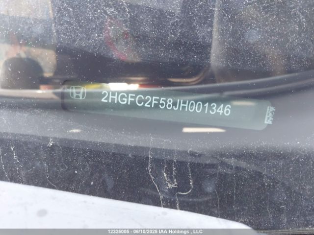 2HGFC2F58JH001346 Honda k20c2
