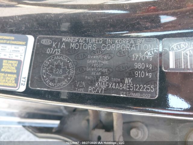 KNAFX4A84E5122255 KIA Forte