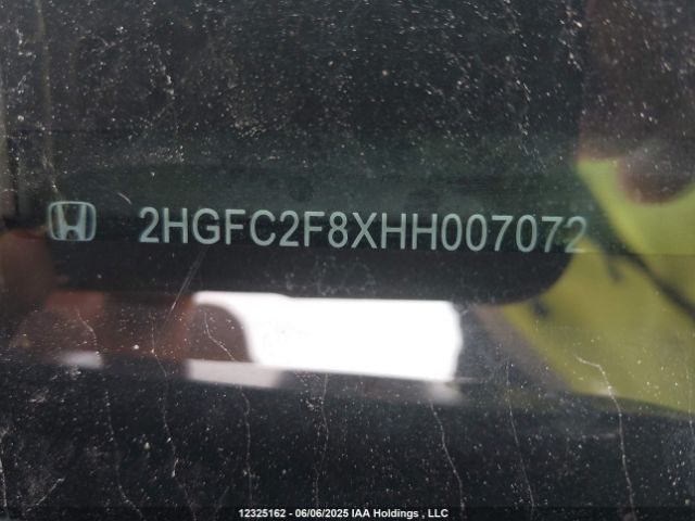 2HGFC2F8XHH007072 Honda k20c2