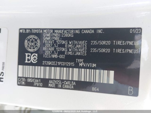 2T2GKCEZ1PC012915 Lexus Nx 350h 350h