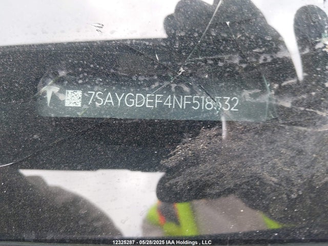 7SAYGDEF4NF518532 Tesla 2022