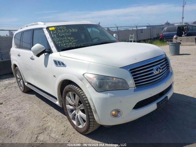 Auction sale of the 2014 Infiniti Qx80 Base 7 Passenger, vin: JN8AZ2NE9E9064166, lot number: 12325390