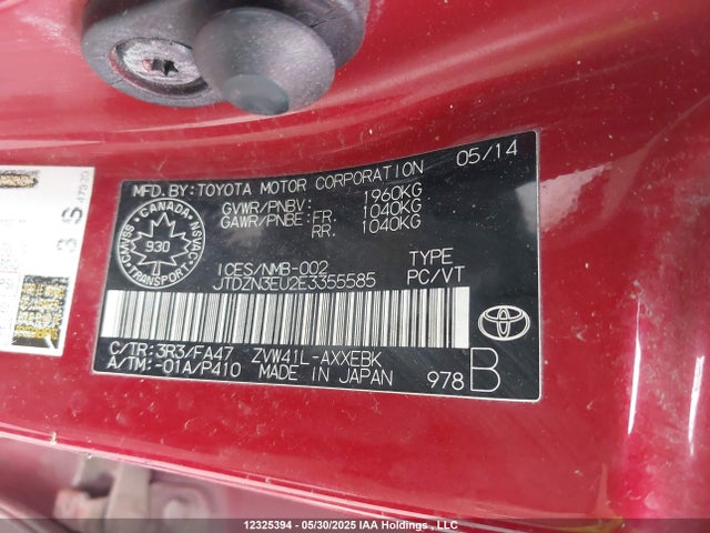 Toyota PRIUS V 2014 JTDZN3EU2E3355585 Image 9