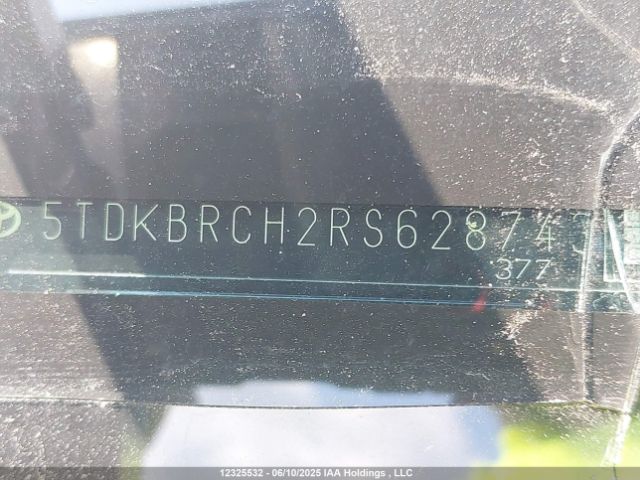 5TDKBRCH2RS628743 Toyota Highlander Hybrid Xle