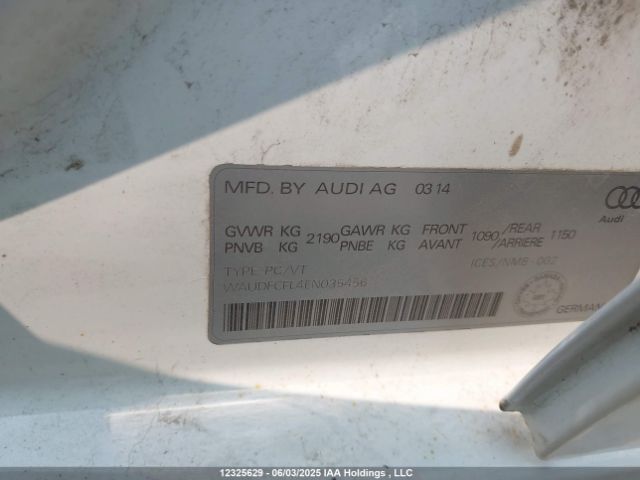 WAUDFCFL4EN035456 Audi A4 2.0 Komfort