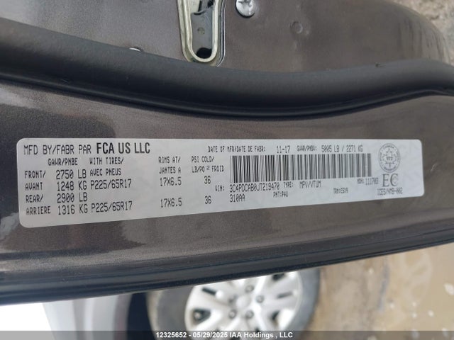 3C4PDCAB0JT219470 Dodge Journey