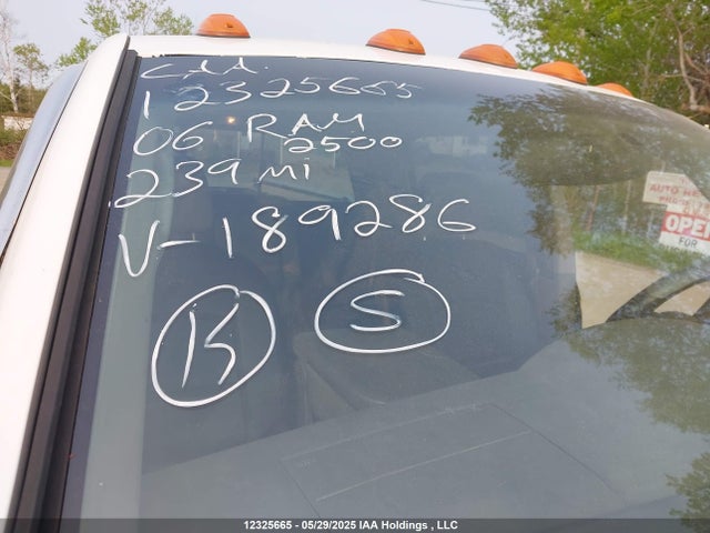 Продаж на аукціоні авто 2006 Dodge Ram 2500 Laramie, vin: 3D3KS29C06G189286, номер лоту: 12325665