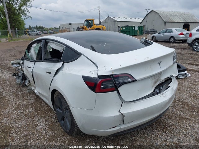 12325689 :رقم المزاد ، 5YJ3E1EA6NF202291 vin ، 2022 Tesla Model 3 Rwd/standard Range مزاد بيع