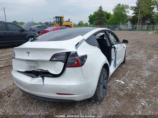 12325689 :رقم المزاد ، 5YJ3E1EA6NF202291 vin ، 2022 Tesla Model 3 Rwd/standard Range مزاد بيع