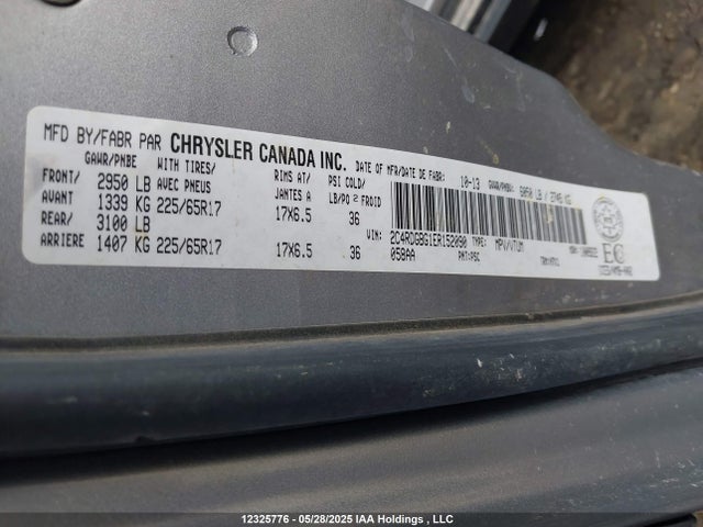 2C4RDGBG1ER152090 Dodge 2014