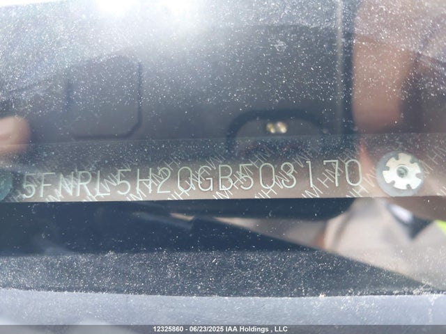 5FNRL5H20GB503170 Honda j35z8