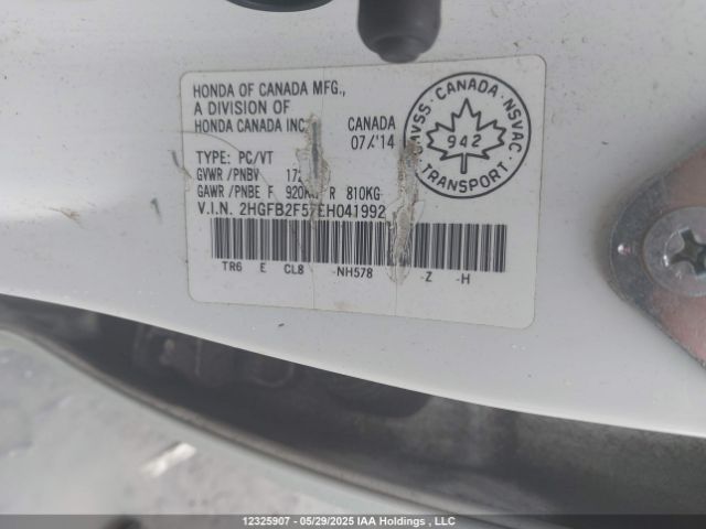 2HGFB2F57EH041992 Honda Civic Lx