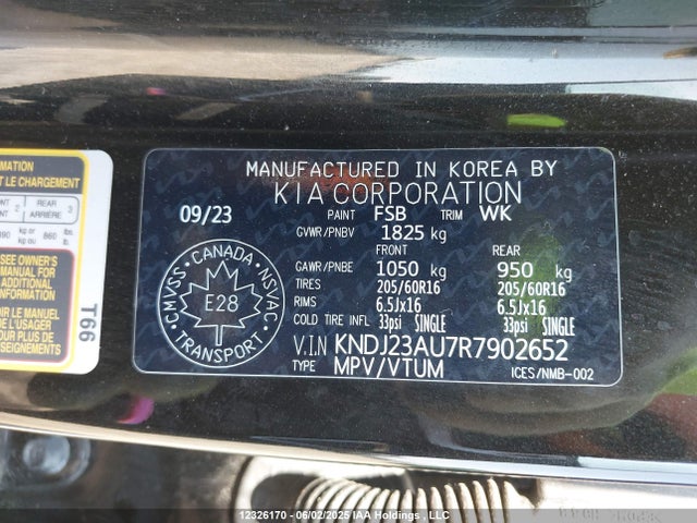 KNDJ23AU7R7902652 KIA 2024