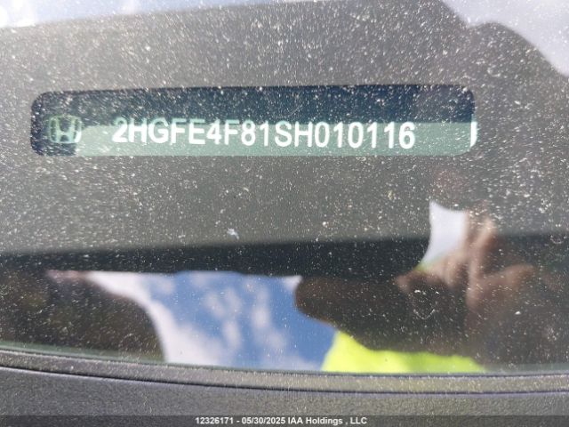 2HGFE4F81SH010116 Honda CIVIC HYBRID