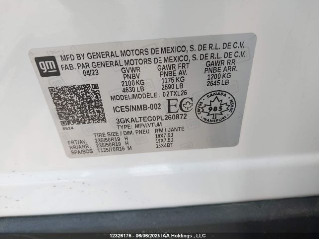 3GKALTEG0PL260872 GMC Terrain Sle
