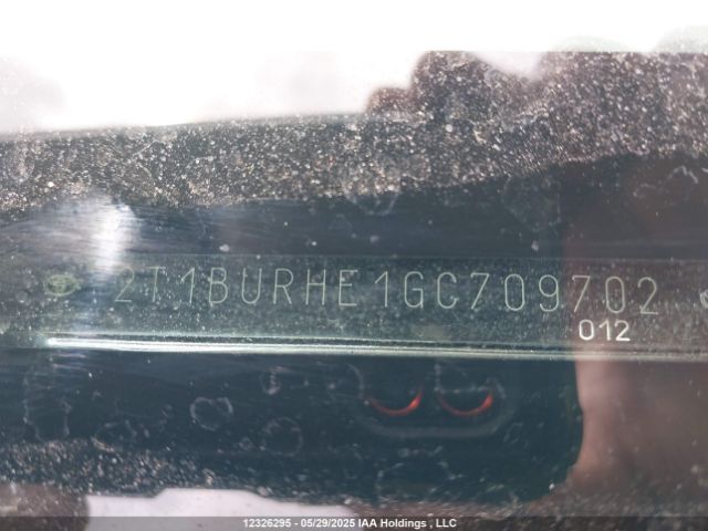 2T1BURHE1GC709702 Toyota 2zr-fe