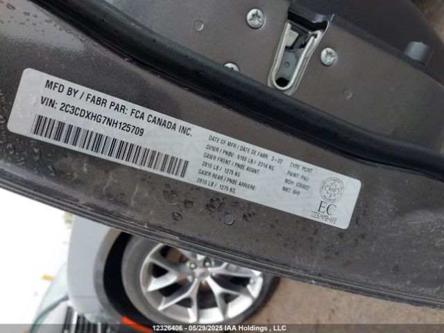 2C3CDXHG7NH125709 Dodge Charger
