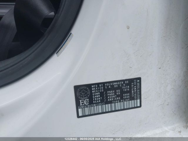 3VWE57BU7KM123517 Volkswagen 1.8 tsi
