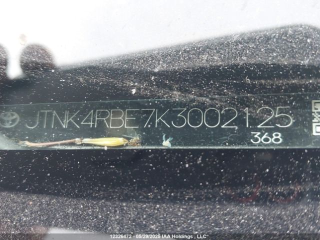 JTNK4RBE7K3002125 Toyota Corolla Se/xse