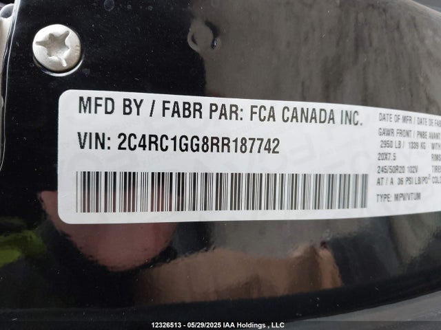 2C4RC1GG8RR187742 Chrysler 2024