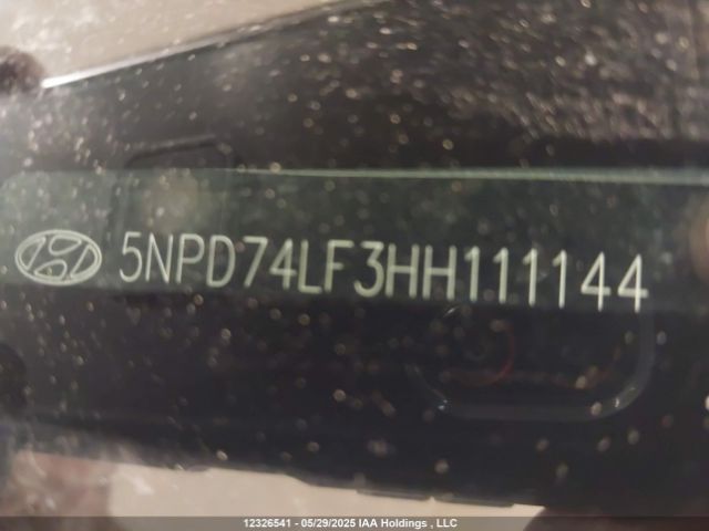 5NPD74LF3HH111144 Hyundai ELANTRA SE