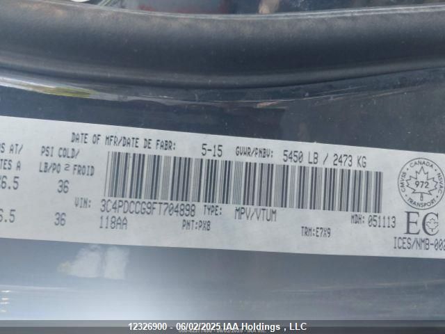 3C4PDCCG9FT704898 Dodge Journey