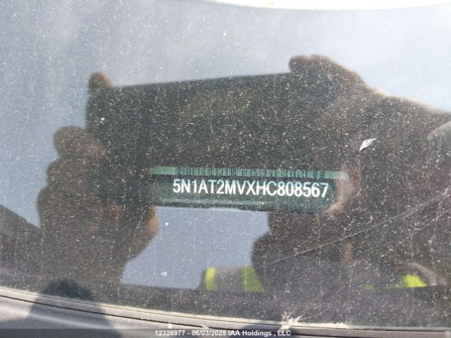 5N1AT2MVXHC808567 Nissan Rogue Sv/sl