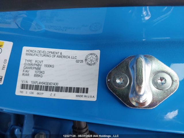 19XFL4H94SE401430 Honda lfc3