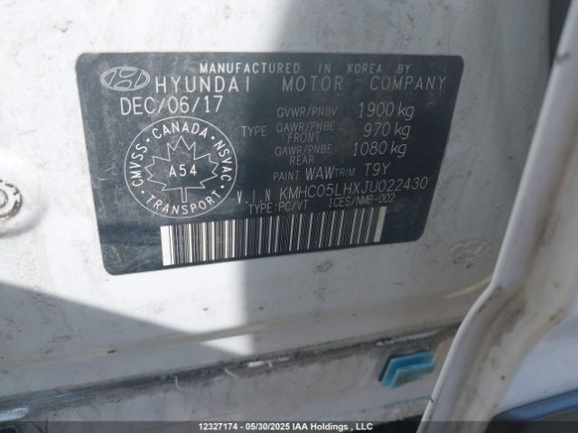 KMHC05LHXJU022430 Hyundai 2018