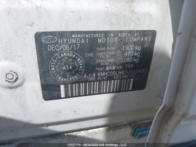 KMHC05LHXJU022430 Hyundai 2018