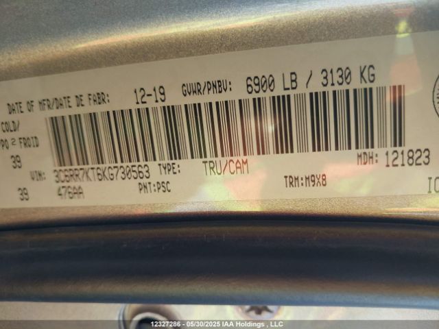 3C6RR7KT6KG730563 RAM 1500