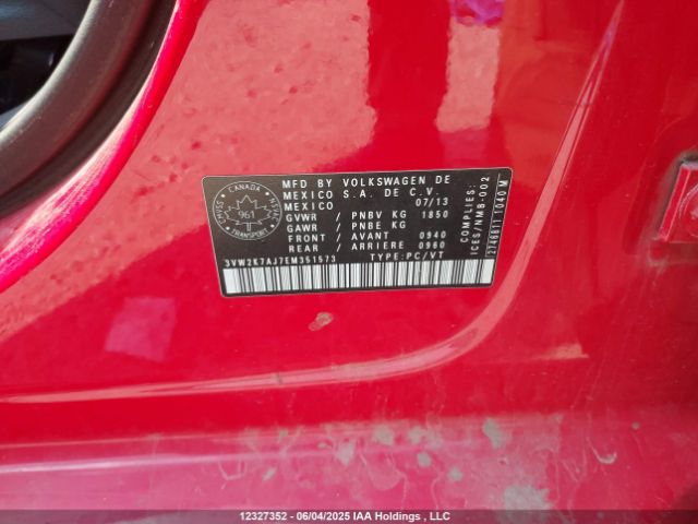 3VW2K7AJ7EM351573 Volkswagen Jetta