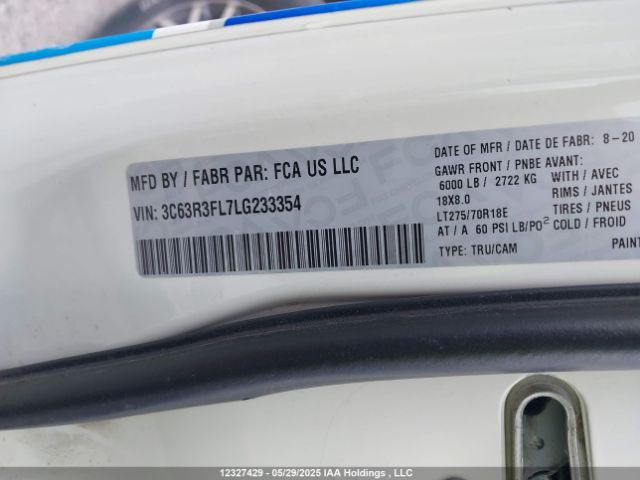 3C63R3FL7LG233354 RAM 2020