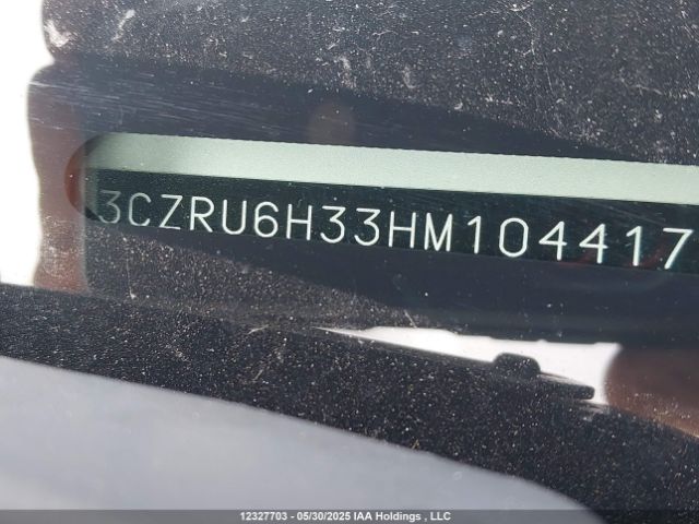 3CZRU6H33HM104417 Honda HR-V LX