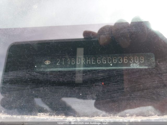2T1BURHE6GC636309 Toyota Corolla
