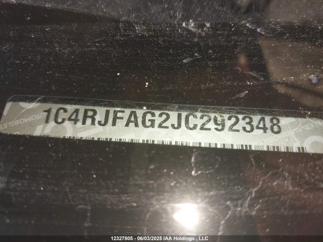 1C4RJFAG2JC292348 Jeep Grand Cherokee