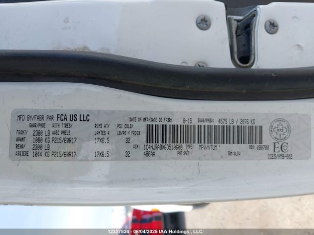 1C4NJRABXGD510608 Jeep Patriot