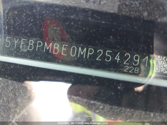 5YFBPMBE0MP254291 Toyota COROLLA LE