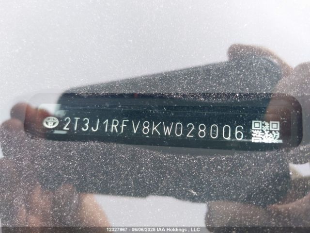 2T3J1RFV8KW028006 Toyota a25a-fks
