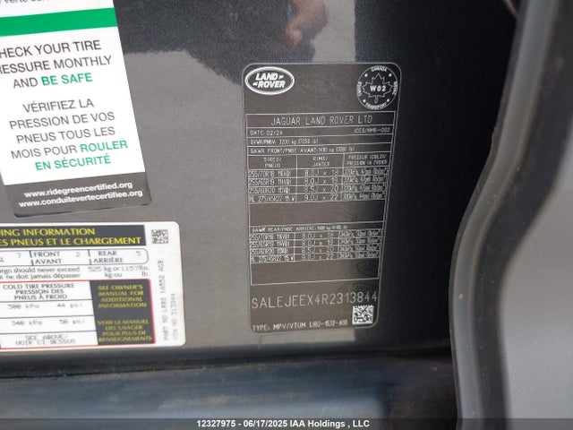 SALEJEEX4R2313844 Land Rover aj120p4