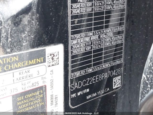 SADCZ2EE8PA704281 Jaguar aj133
