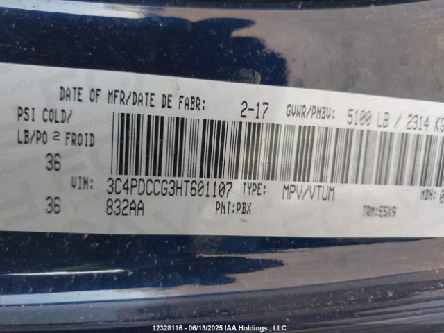 3C4PDCCG3HT601107 Dodge Journey