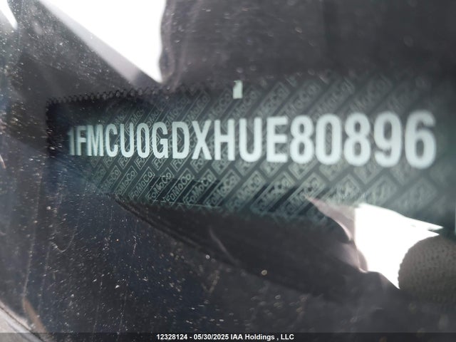 1FMCU0GDXHUE80896 Ford gtdi sigma w/premium fuel