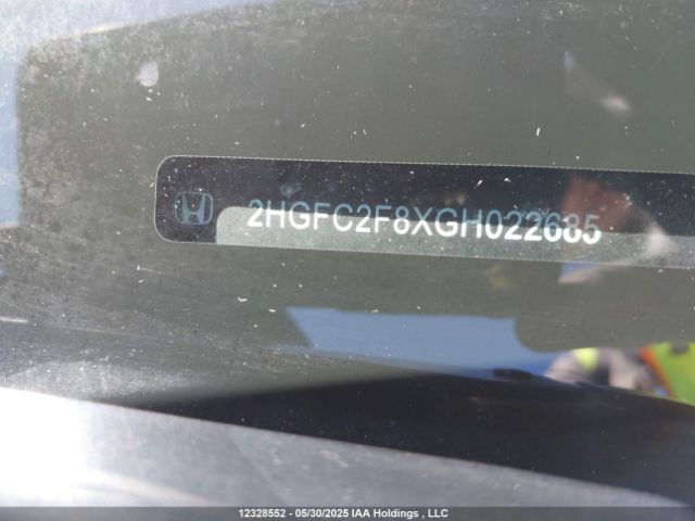 2HGFC2F8XGH022685 Honda k20c2