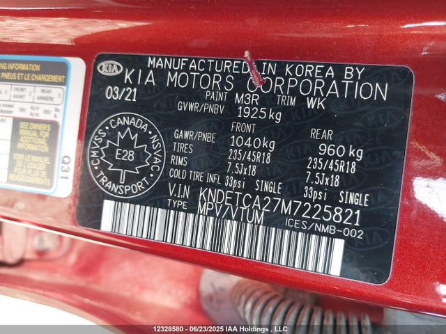 KNDETCA27M7225821 KIA gamma t-gdi