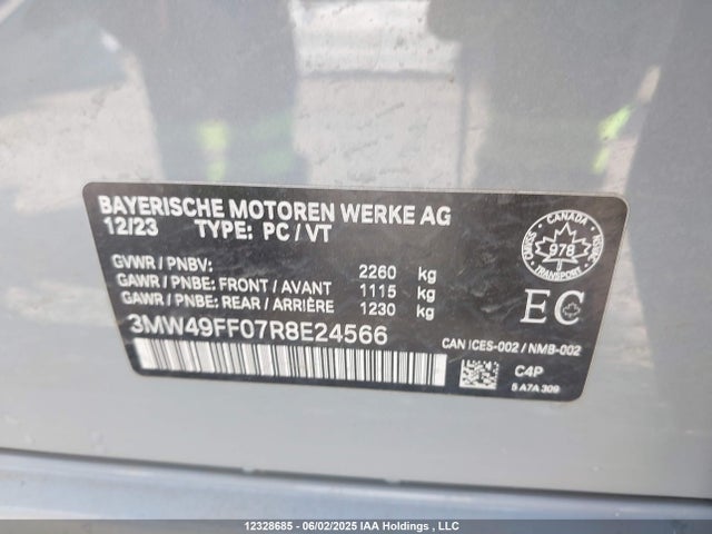 BMW 340i 2024 3MW49FF07R8E24566 Image 18